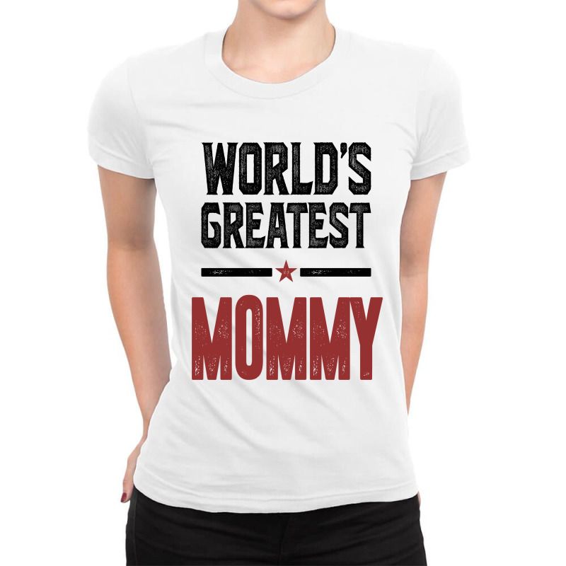 Custom Mommy Ladies Fitted T-shirt By Chris Ceconello - Artistshot