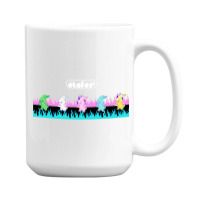 Newjeans Bunnies  Amp  Flames 15 Oz Coffee Mug | Artistshot