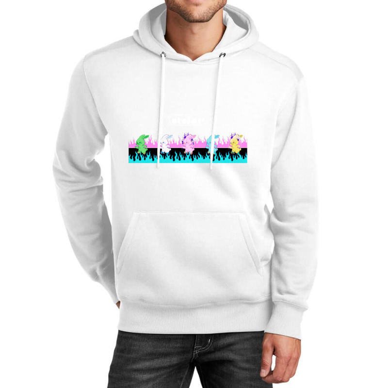 Newjeans Bunnies  Amp  Flames Unisex Hoodie | Artistshot