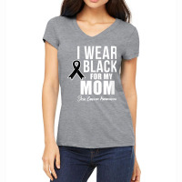 Skin Cancer Awareness Shirt Skin Cancer Shirt Mom Women's V-neck T-shirt | Artistshot