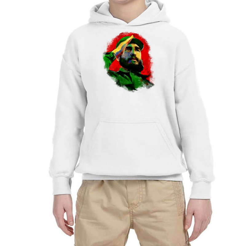 Fidel Castro Pullover Hoodie Youth Hoodie by cm-arts | Artistshot