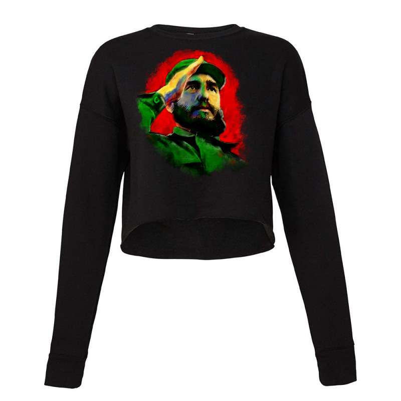 Fidel Castro Pullover Hoodie Cropped Sweater by cm-arts | Artistshot