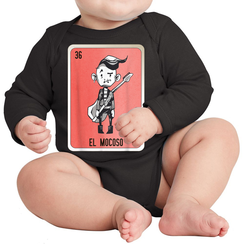 El Mocoso Mexican Slang Lottery Bingo Cards Long Sleeve Baby Bodysuit by Newart | Artistshot