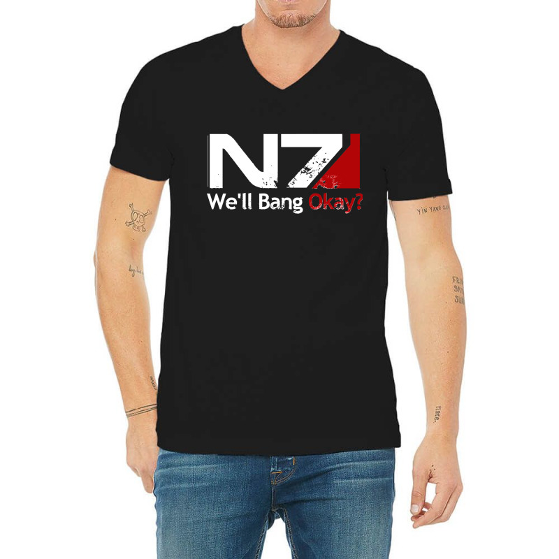 We'll Bangs Okay N7s V-neck Tee | Artistshot