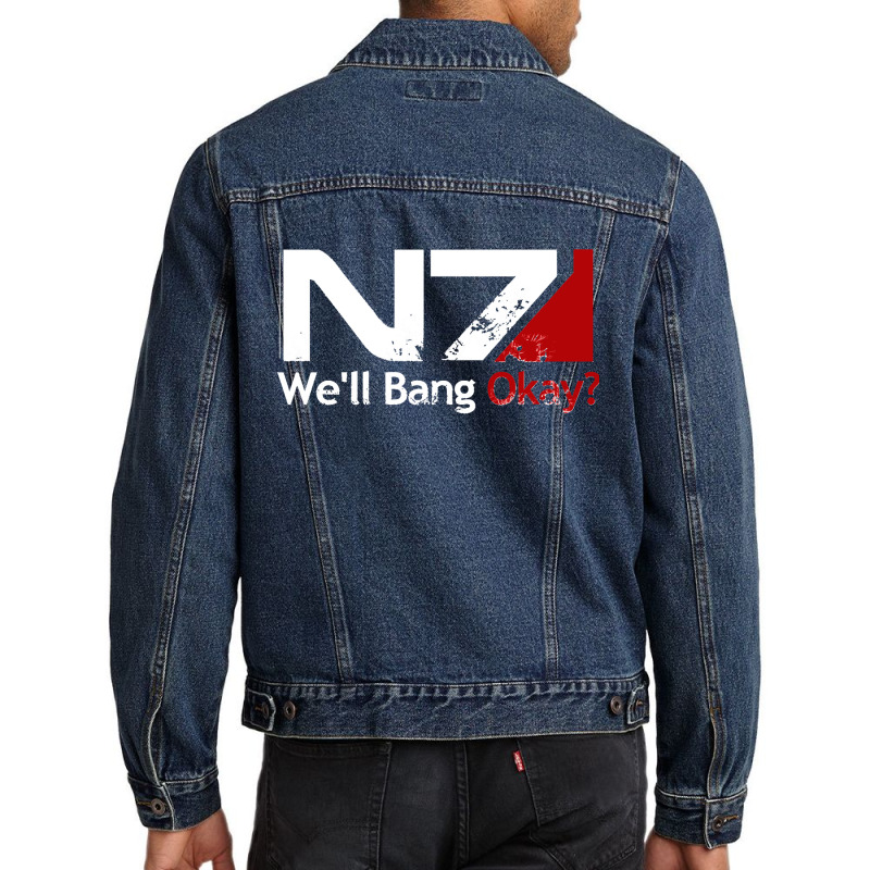 We'll Bangs Okay N7s Men Denim Jacket | Artistshot