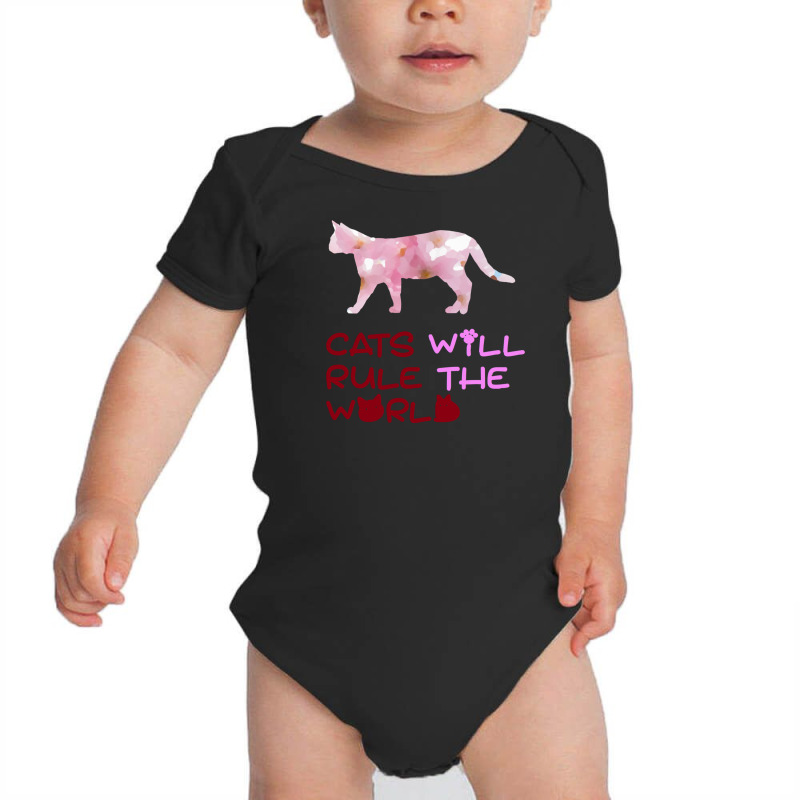 Cats Will Rule The World Baby Bodysuit by karimslab | Artistshot