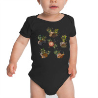 Gardening Snail Nature Slug Baby Bodysuit | Artistshot