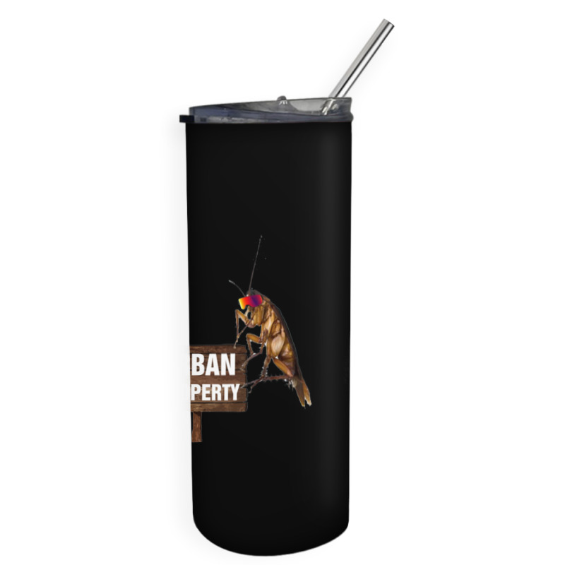 Urban Property, Urban Property Skinny Tumbler | Artistshot