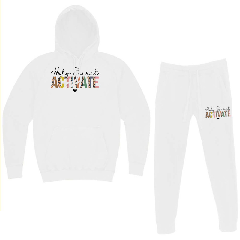 Holy Spirit Activate Leopard Christians Jesus Love Family T Shirt Hoodie & Jogger Set | Artistshot