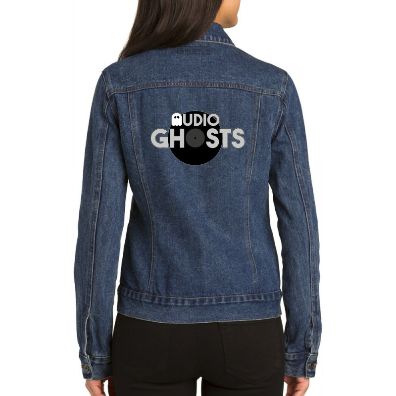 Audio Ghosts Ladies Denim Jacket by cm-arts | Artistshot