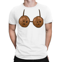 Funny Coconut Summer Coconuts Bra Funny Halloween Costume  Copy T-shirt | Artistshot