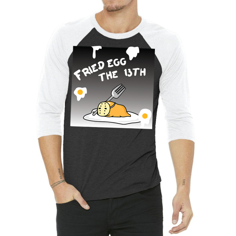 Gudetama Fried Egg The 13th Halloween Tee 3/4 Sleeve Shirt | Artistshot