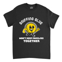 Womens Sniffing Glue Won't Keep Families Together Funny Engrish V Neck Classic T-shirt | Artistshot