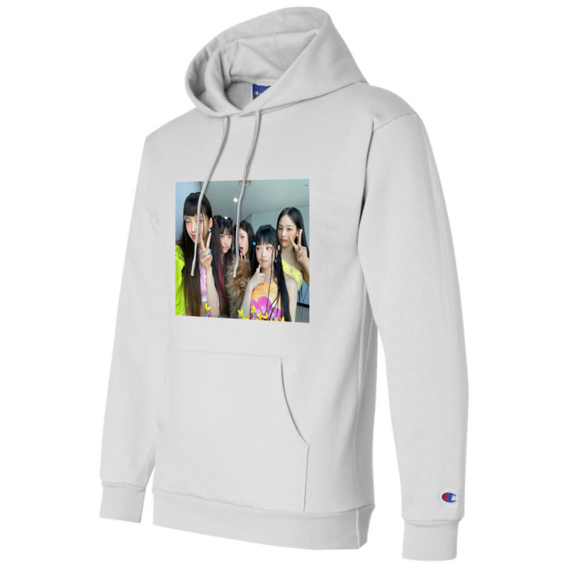 Newjeans Ot5 Selca Active Champion Hoodie | Artistshot