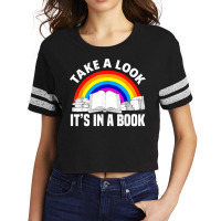 Cute Book Reader Rainbow Book Lover Love Reading Scorecard Crop Tee | Artistshot