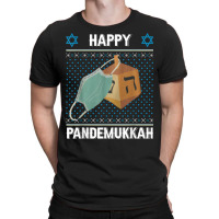 Funny Hanukkah Happy Pandemukkah Ugly Holiday Jewish Vintage T-shirt | Artistshot