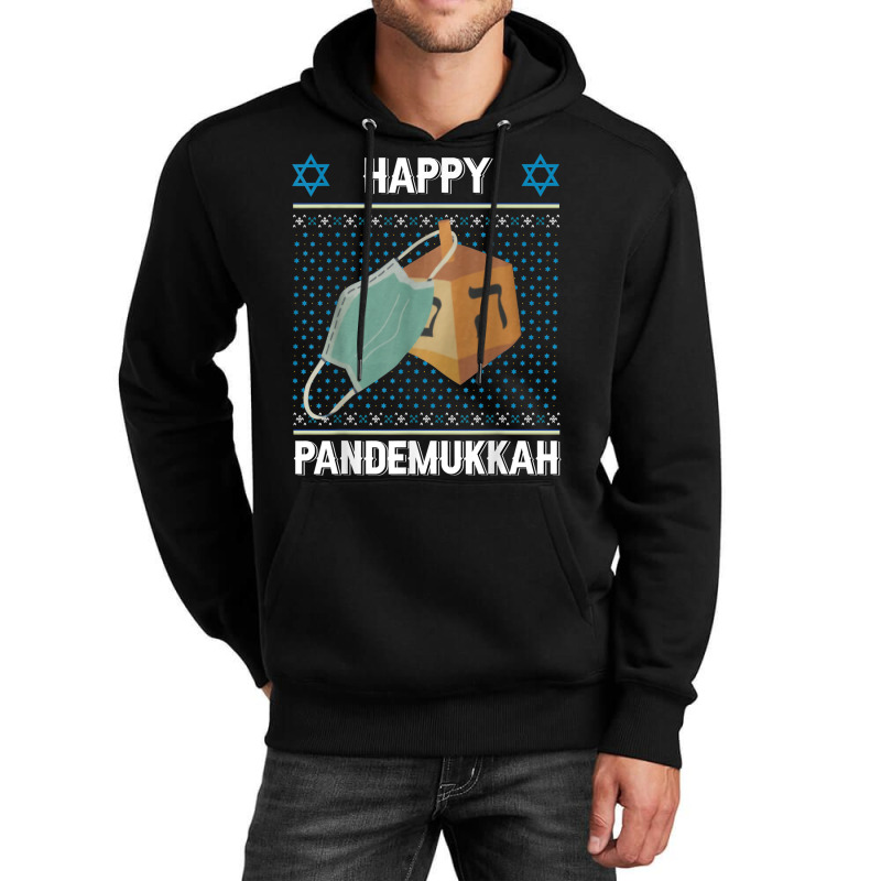 Funny Hanukkah Happy Pandemukkah Ugly Holiday Jewish Vintage Unisex Hoodie | Artistshot