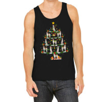 Borzoi Dog Lover Xmas Lights Borzoi Christmas Tree Tank Top | Artistshot