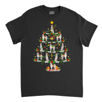 Borzoi Dog Lover Xmas Lights Borzoi Christmas Tree Classic T-shirt | Artistshot