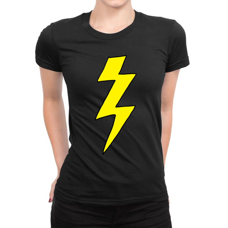 Scott Pilgrim Vs The World - Lightning Bolt Shirt - Knives Chow Ladies Fitted T-Shirt by cm-arts | Artistshot