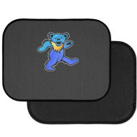 Blue Grateful Dancing Hippie Classic Rock Dead Bear Rear Car Mat | Artistshot