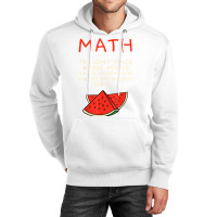 Math And Watermelons Mathematics Calculation Numbers T Shirt Unisex Hoodie | Artistshot