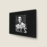 Bill Nye Science Rules, The Bill Nye Science Rules, Bill Nye Science R Landscape Canvas Print | Artistshot