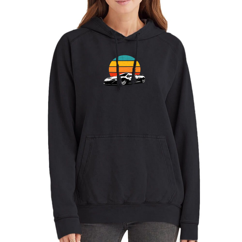 Sunset Supercar Products Vintage Hoodie | Artistshot