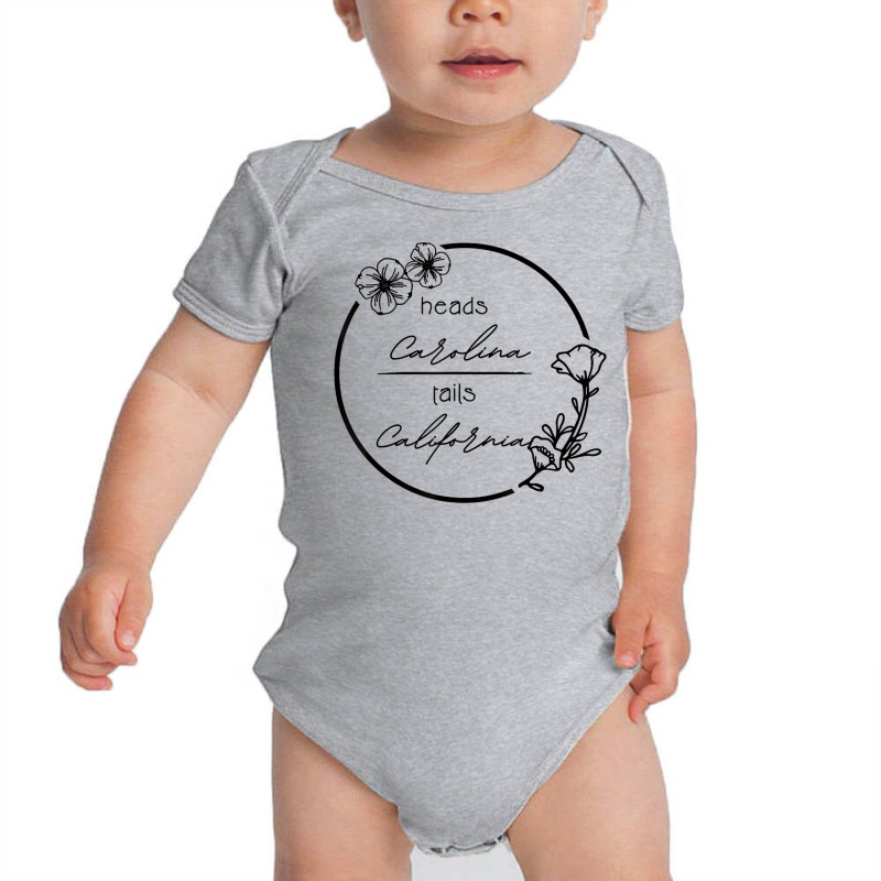 Heads Carolina Tail California Western Summer Beach Paradise T Shirt Baby Bodysuit by cm-arts | Artistshot