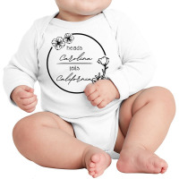 Heads Carolina Tail California Western Summer Beach Paradise T Shirt Long Sleeve Baby Bodysuit | Artistshot