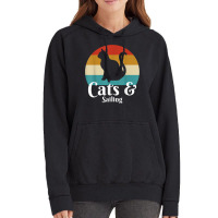 Cats And Sailing Vintage Hoodie | Artistshot