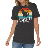 Cats And Sailing Vintage T-shirt | Artistshot