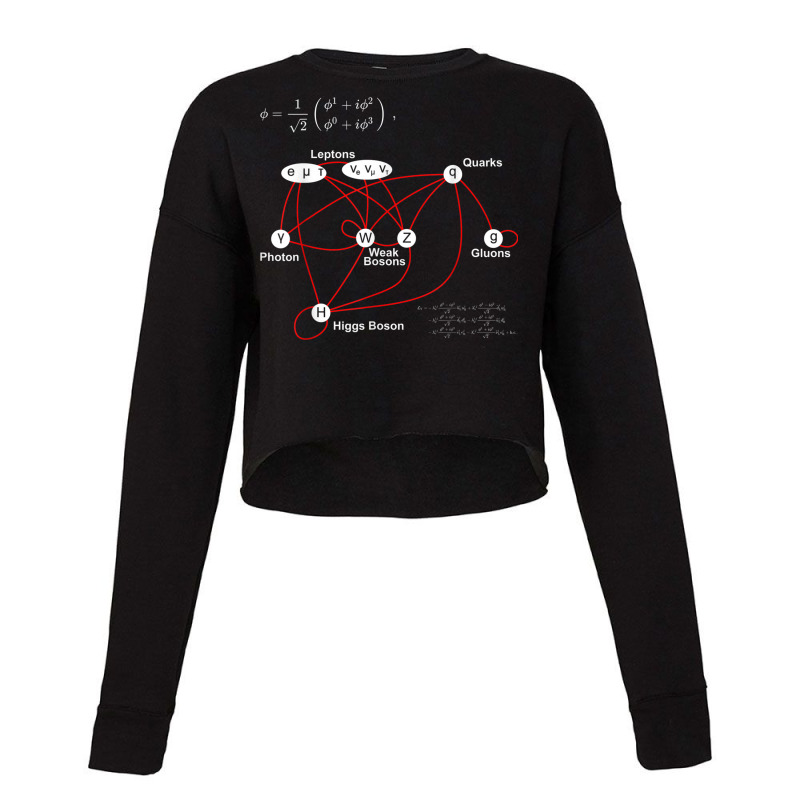 Higgs Boson Physics Quantum Mechanics Science Lover Teacher Cropped Sweater by TopShirts | Artistshot