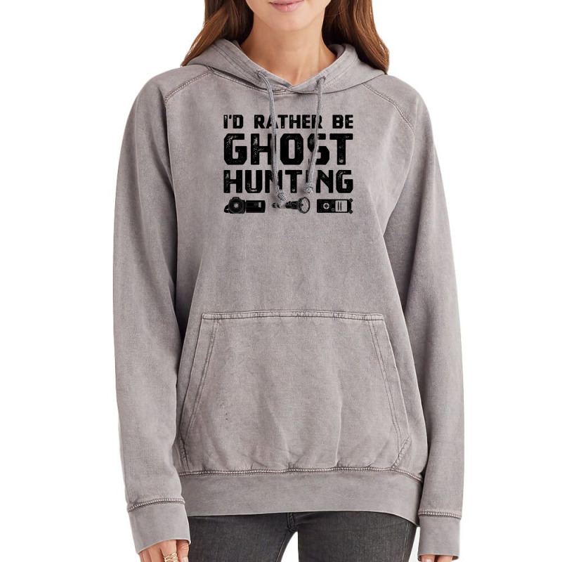 Funny Ghost Investigator  Paranormal Hunt Tee Apparel Vintage Hoodie by AuturoMedero | Artistshot