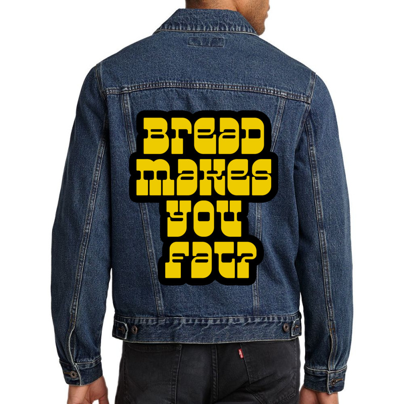 Scott Pilgrim - Bread Makes You Fat Men Denim Jacket | Artistshot