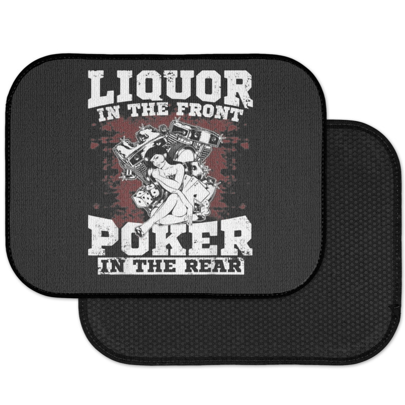 Liquor In The Front Poker In The Rear Awesome Racing Tee T Shirt Rear ...