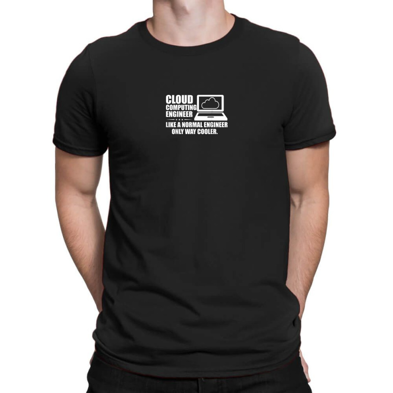 Cloud Computing Engineer Definition Retro Computer Tech T-shirt | Artistshot