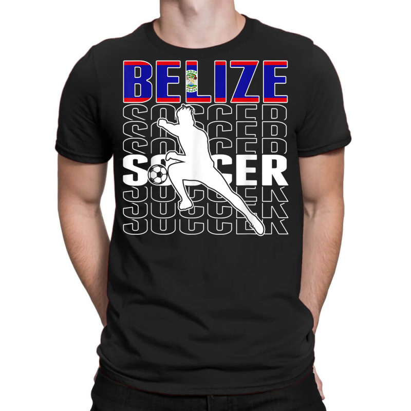 Belize Soccer Fans Jersey   Belizean Flag Football Lovers T-shirt | Artistshot