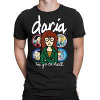 Daria Cast In Circles T-shirt | Artistshot