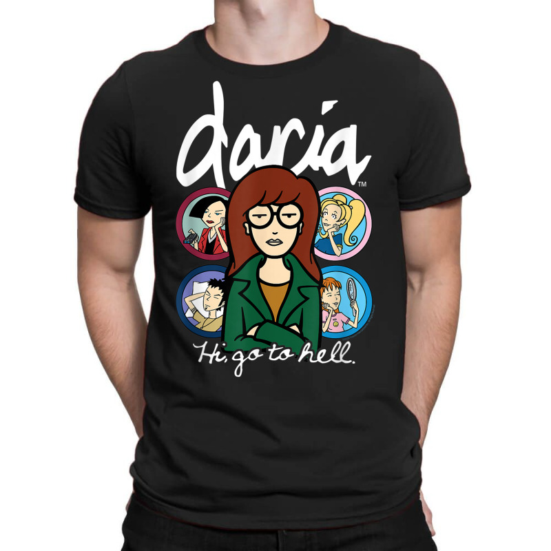 Daria Cast In Circles T-shirt | Artistshot