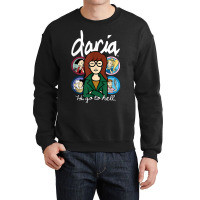 Daria Cast In Circles Crewneck Sweatshirt | Artistshot