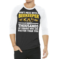 Funny Beekeeper Art For Men Women Beehive Beekeeping Lover 3/4 Sleeve Shirt | Artistshot