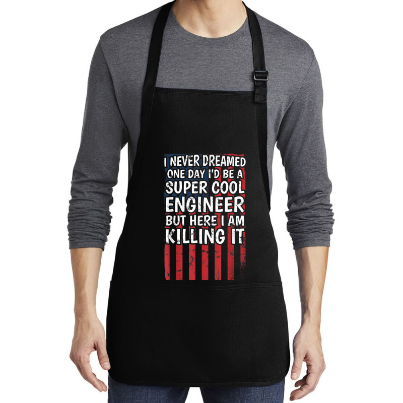 Engineering Degreed Engineer Medium-length Apron | Artistshot