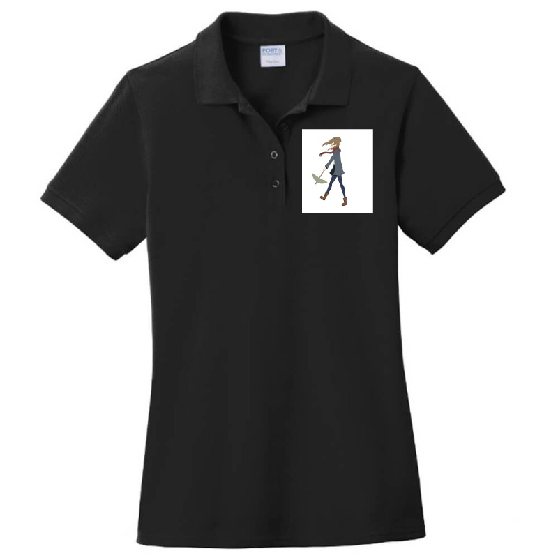 Dancing In The Rain (no Background) Classic Ladies Polo Shirt by cm-arts | Artistshot