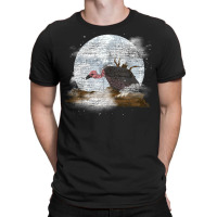 Full Moon Ruppels Griffon Moonlight Scavenger Bird Vulture T-shirt | Artistshot