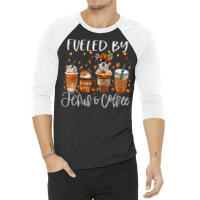 Fall Coffee Pumpkin Spice Latte Iced Autumn Chihuahua 3/4 Sleeve Shirt | Artistshot