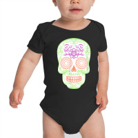 Sugar Skull Calavera Día De Los Muertos Design For Mexicans T Shirt Baby Bodysuit | Artistshot