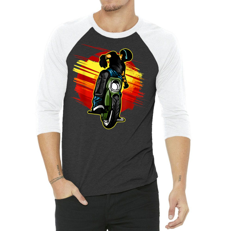 Cool Electric Unicycle Drivers 3/4 Sleeve Shirt | Artistshot