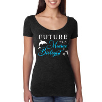 Future Marine Biologist Women's Triblend Scoop T-shirt | Artistshot