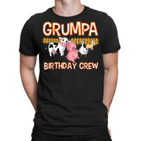 Grumpa Birthday Crew Farm Animal Bday Party Celebration T-shirt | Artistshot